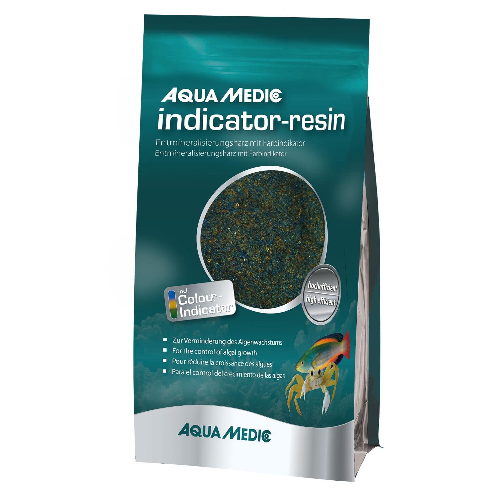 Aqua Medic Indicator-Resin 1000ml, Entmineralisierungsharz mit Farbindikator
