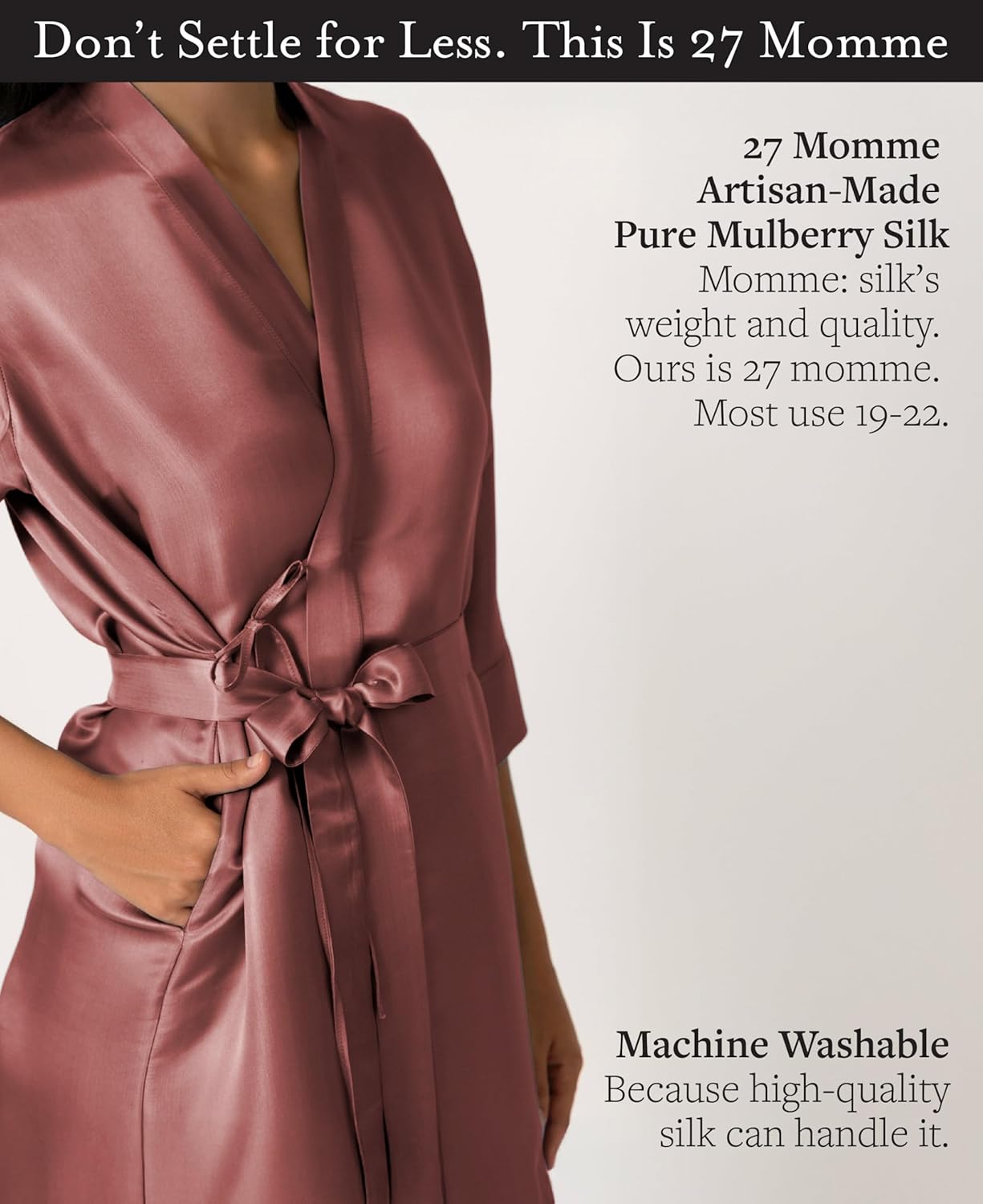 Tara Sartoria Luxury Artisan Silk Robe for Women, 27 Momme, Full Length, Washable, XS–4XL, Oprah Daily 2025