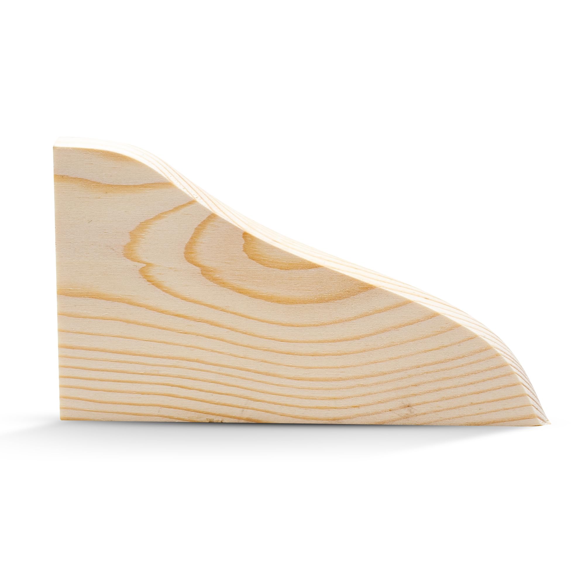 DOJA Barcelona | Staffa Mensola Legno | Piana | 2 pz | Reggimensola Legno a Muro per Scaffale 165x95 | Staffa Angolare per Scaffalatura | Staffa Triangolare Reggimensole per Scaffali Salone, Cucina…