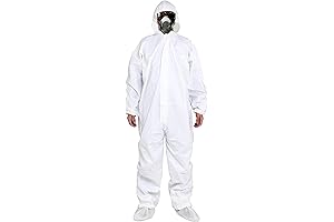 Disposable Quarantine Suit with Mask for Enclosed Spaces