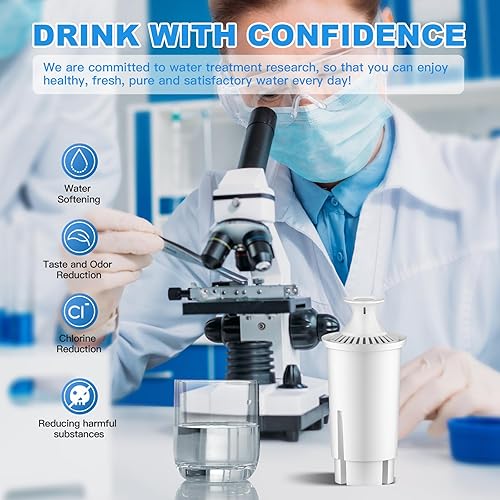 Miniatura 8 de Water Filter Replacement Fit for Brita Water Filter & Pitchers, Water Pitcher Filter Compatible with Brita Classic, Mavea, Ob03, 107007 35557,