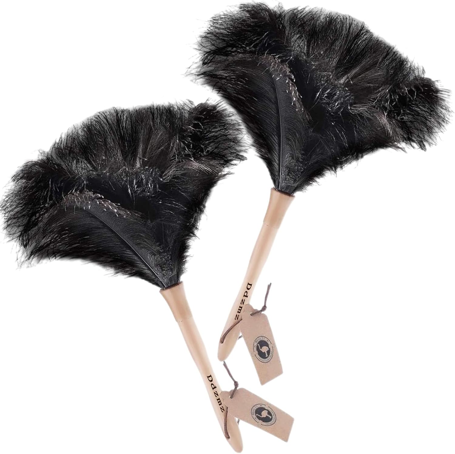 Dusters for Cleaning, Feather Duster Ddzmz Fluffy Natural