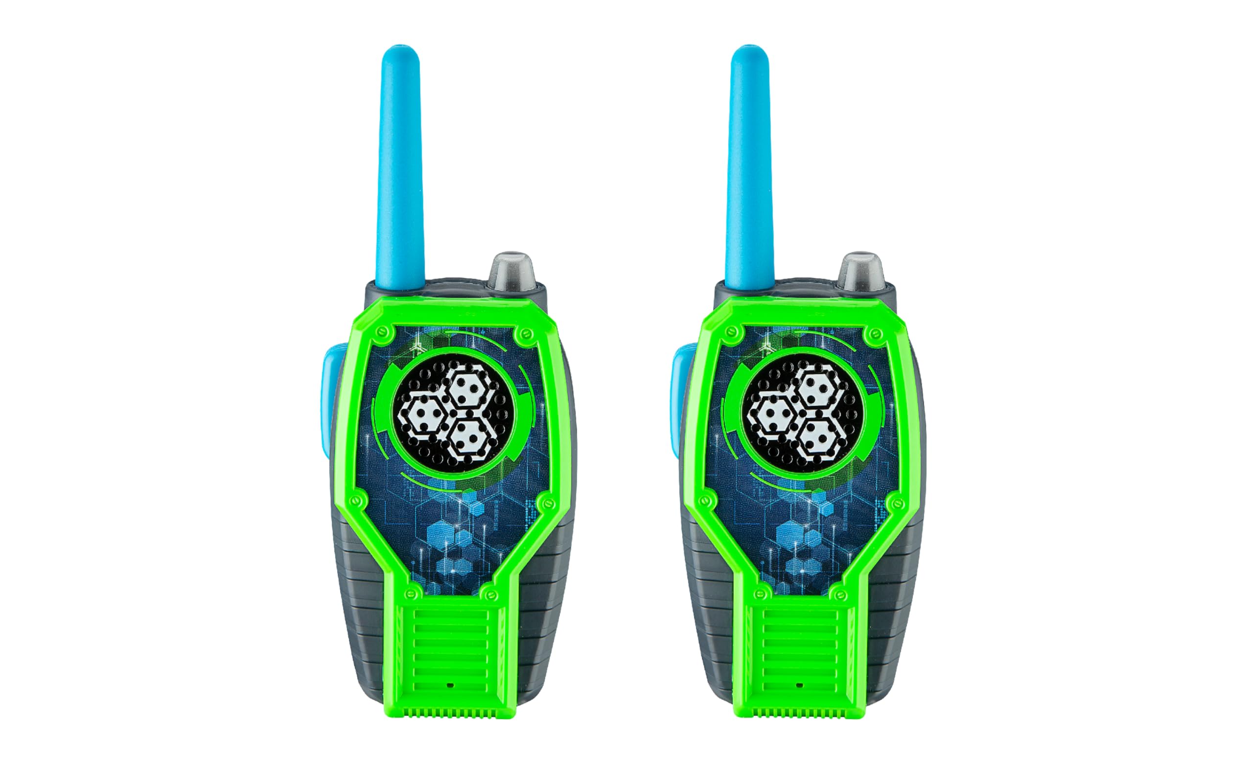 eKids Walkie Talkies for Kids, Static Free Extended Range Two Way Radios for Indoor and Outdoor Games (Pink