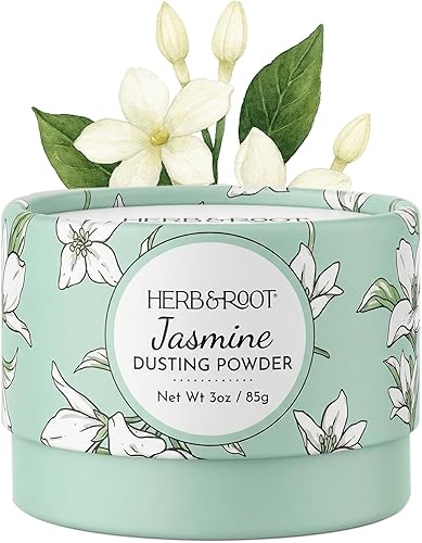 Miniatura 14 de Herb & Root Polvos corporales sin talco. Conjuntos de rosa, vainilla, sándalo, lavanda, jazmín y regalos (tamaño completo, vainilla)