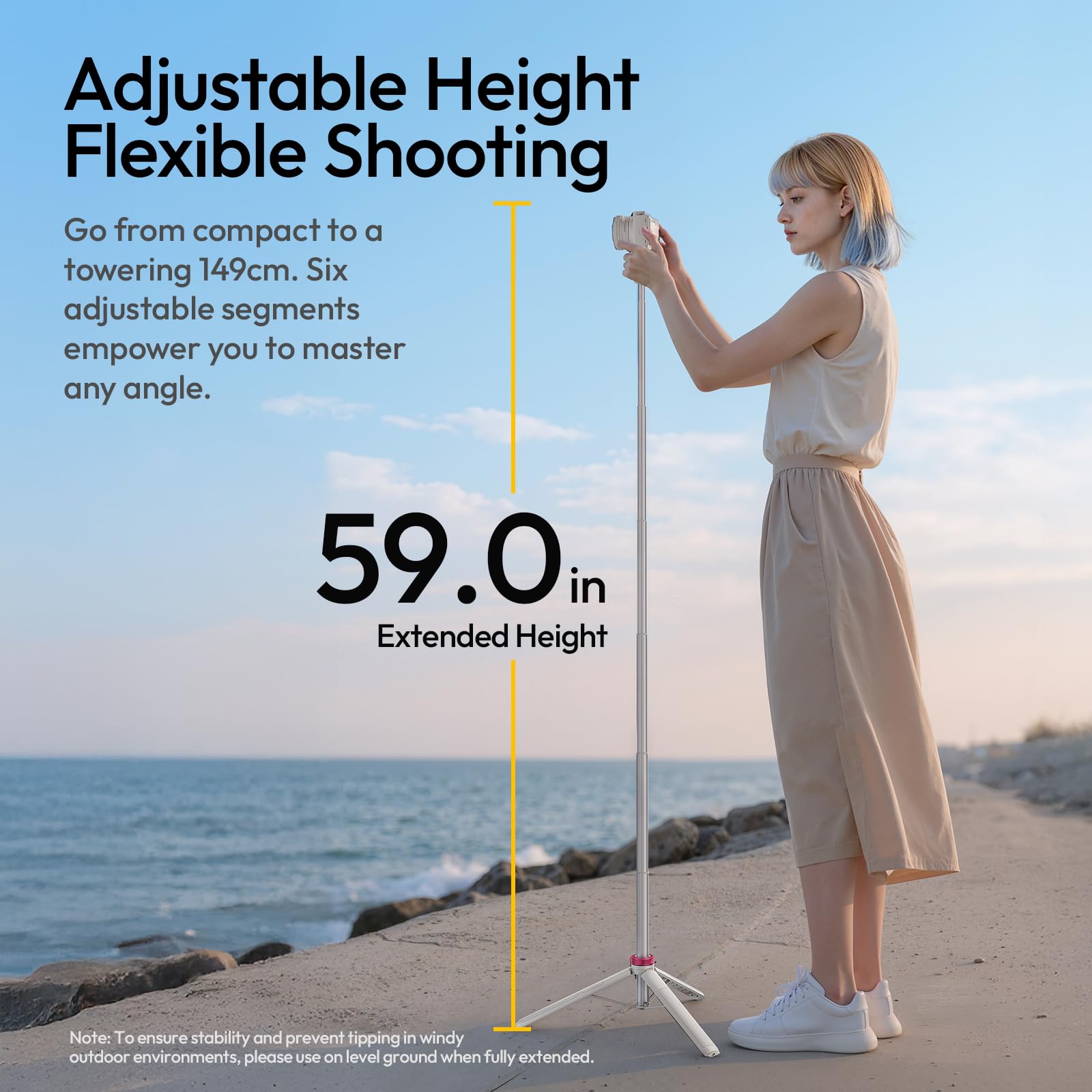 ULANZI MT-44 Tripod: Selfie Stick & Camera Stand -4