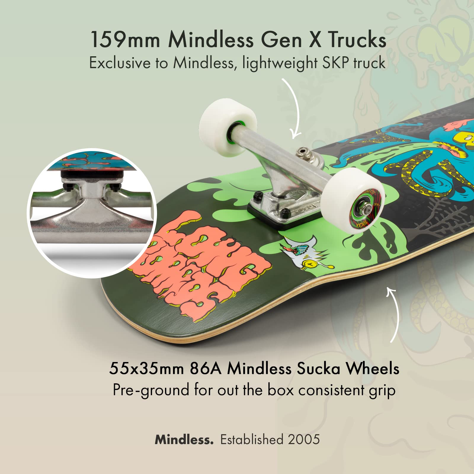 Mindless Octopuke Longboard