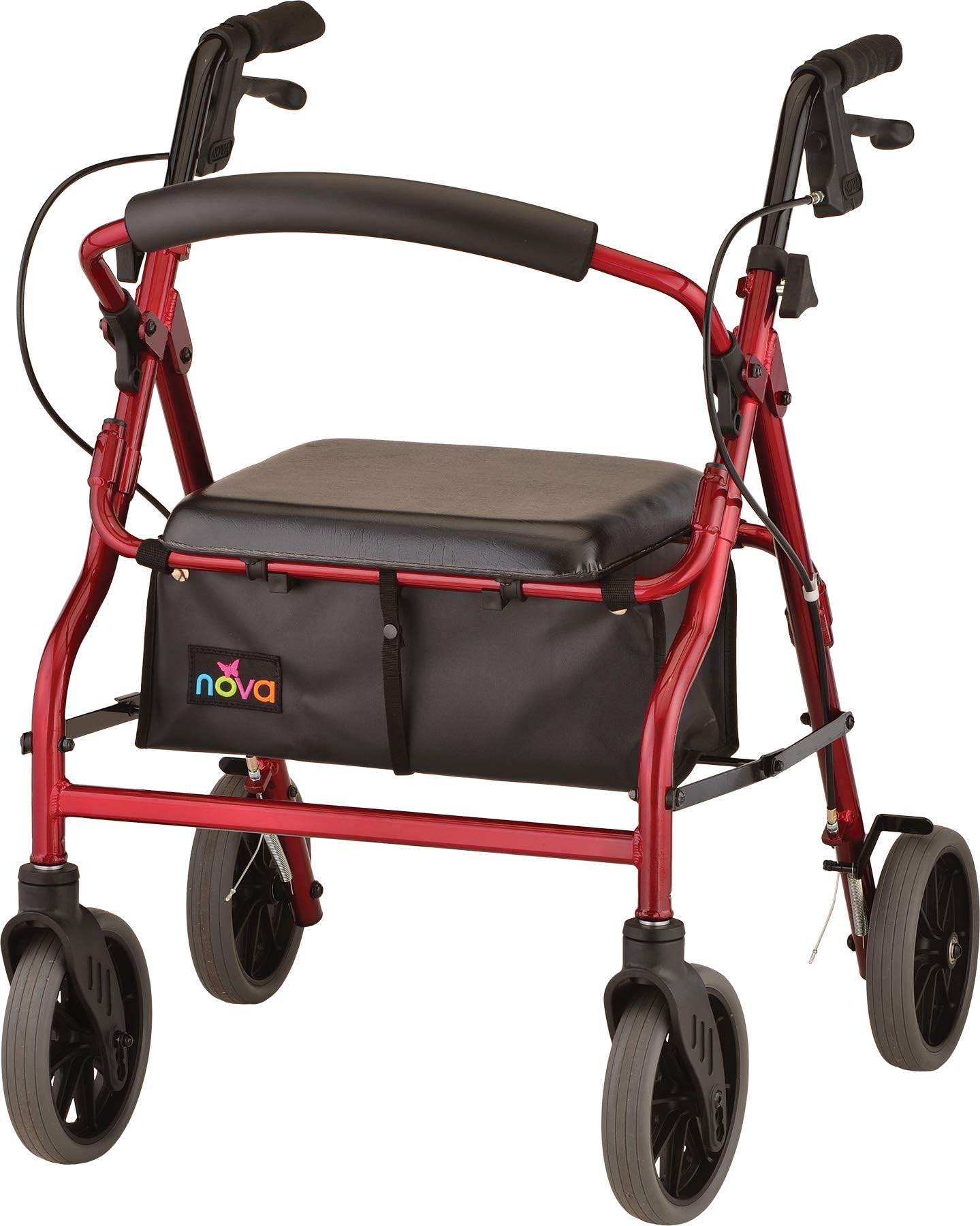 Amazon.com: NOVA Medical Products Express Rollator Walker, Large 10 ...