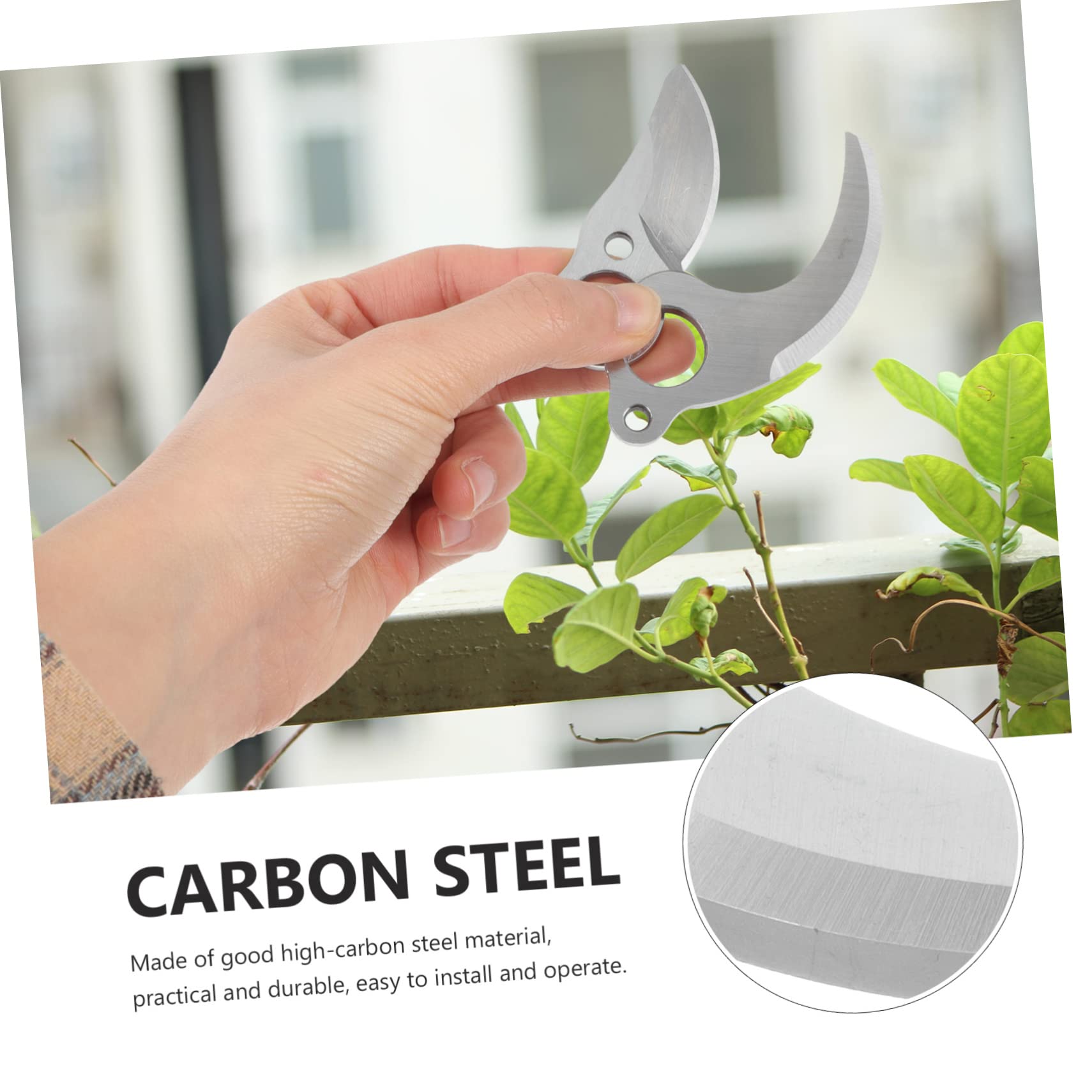 BESPORTBLE 8pezzi Accessori per Forbici Elettriche da Potatura Carbonio per Potatura Sicura e Precisa per Giardinaggio e Lavori