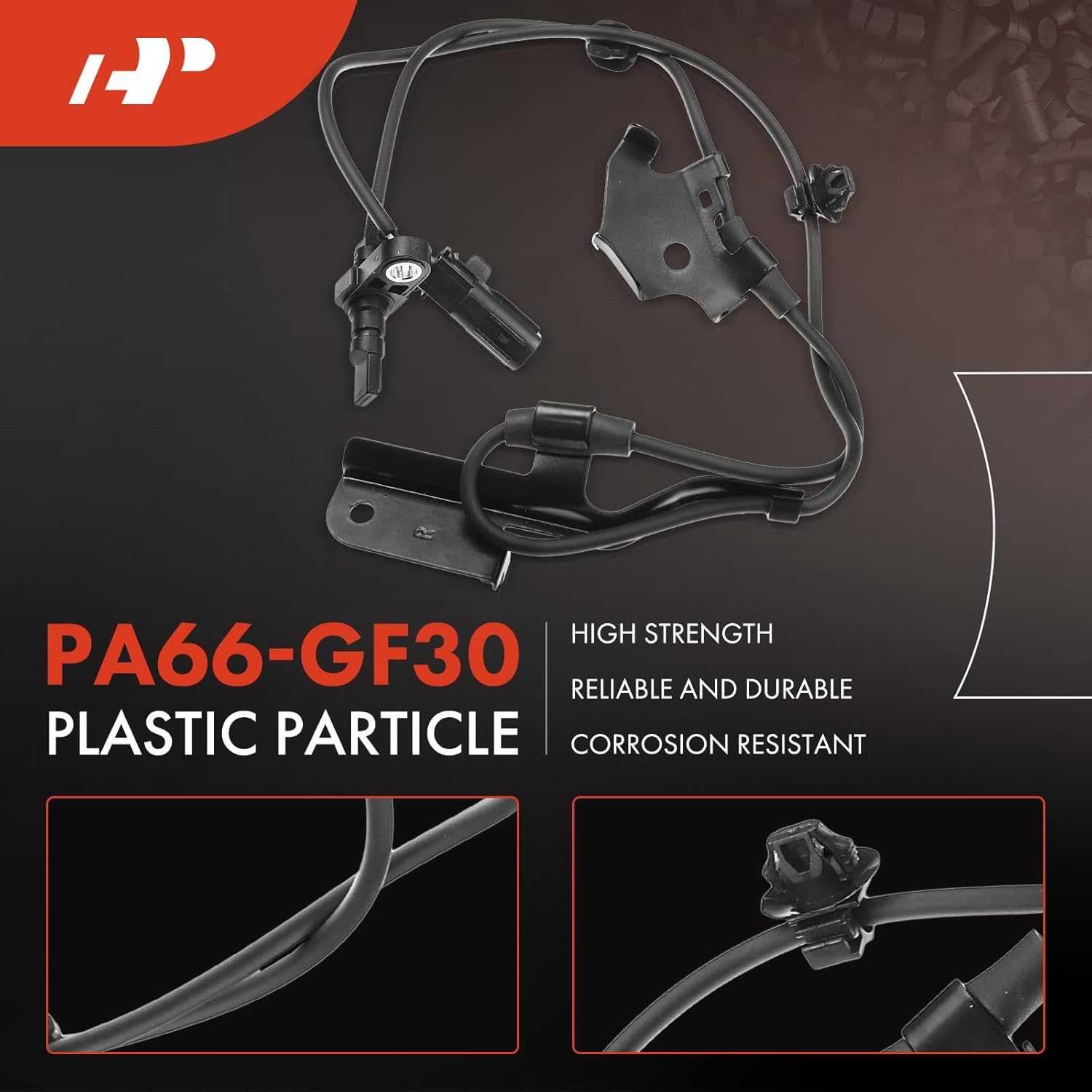 A-Premium ABS Wheel Speed Sensor Compatible with Lexus, Scion 7 Toyota Models - HS250h 2010-2012, iM 2016, tC 2011-2016, xB 2008-2015, Prius V 2012-2017 - Front Driver and Passenger Side, (2-PC Set)