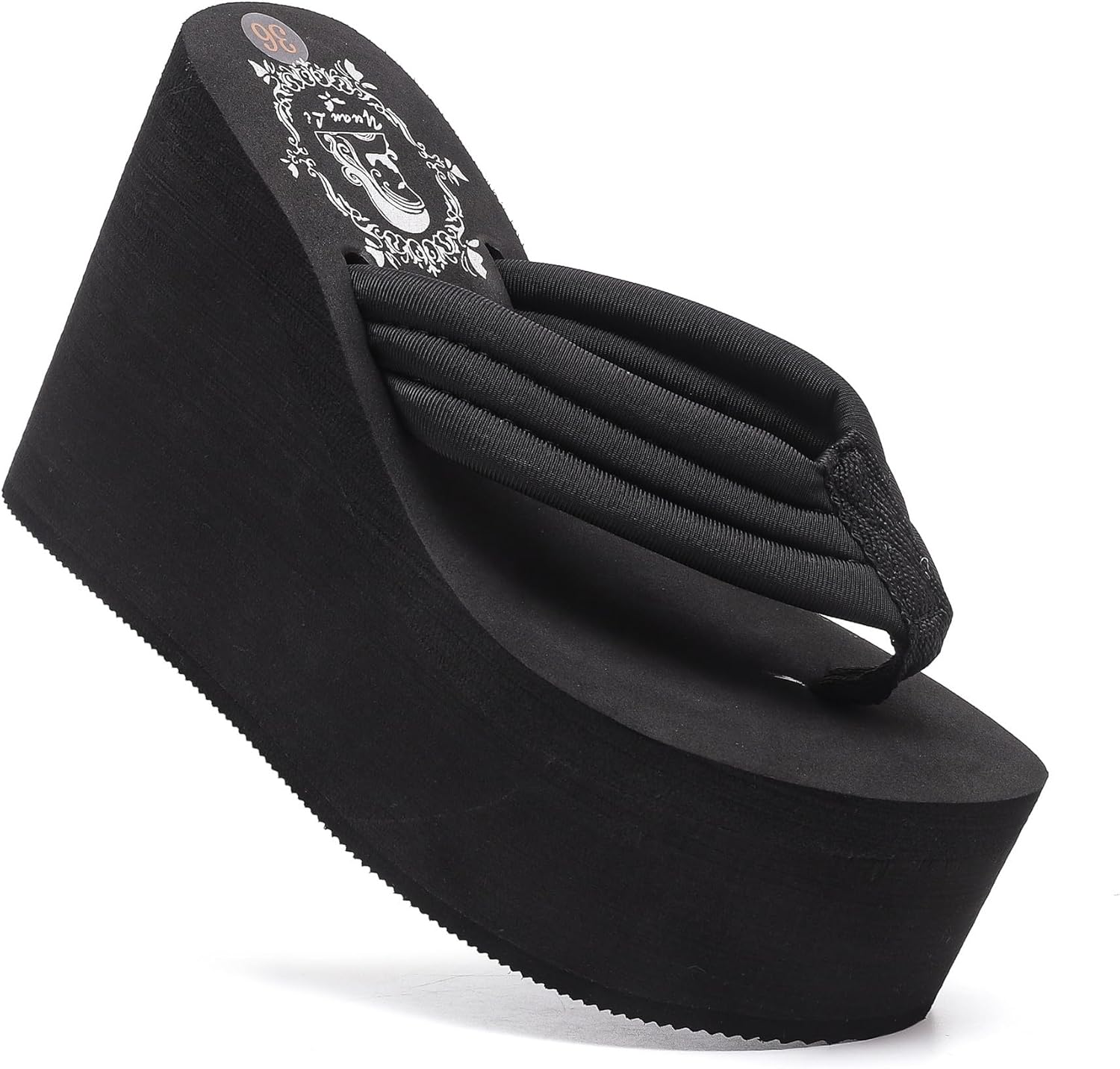 Womens Wedge Sandals Platform Sandals Women Chunky Wedge flip flops Sandals for Women