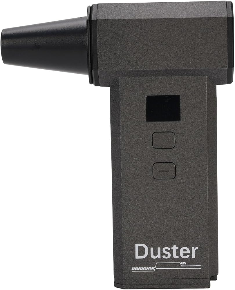 Fafeicy Air Duster Vacuum Cleaner, Brushless Motor 130000 RPM, 2 in 1 Electric Blower and Suction for Home and Car Cleaning