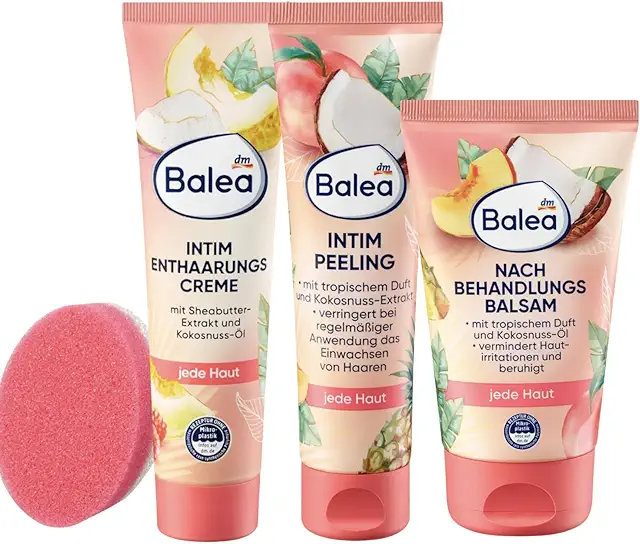 Balea Intim Peeling Set: Enthaarungscreme & Pflege für empfindliche Haut