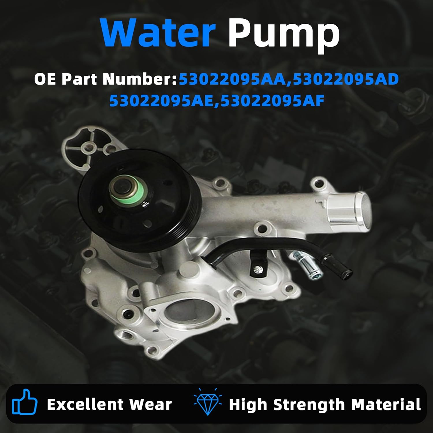 5.7 Hemi MDS Camshaft Lifter Kit Timing Chain Kit w/Water Pump Oil Pump Valve Fit For Dodge Challenger Charger Durango For Chrysler 300 For Jeep Grand Cherokee 5.7L V8 2009-2015 53022372AA 53022095AA