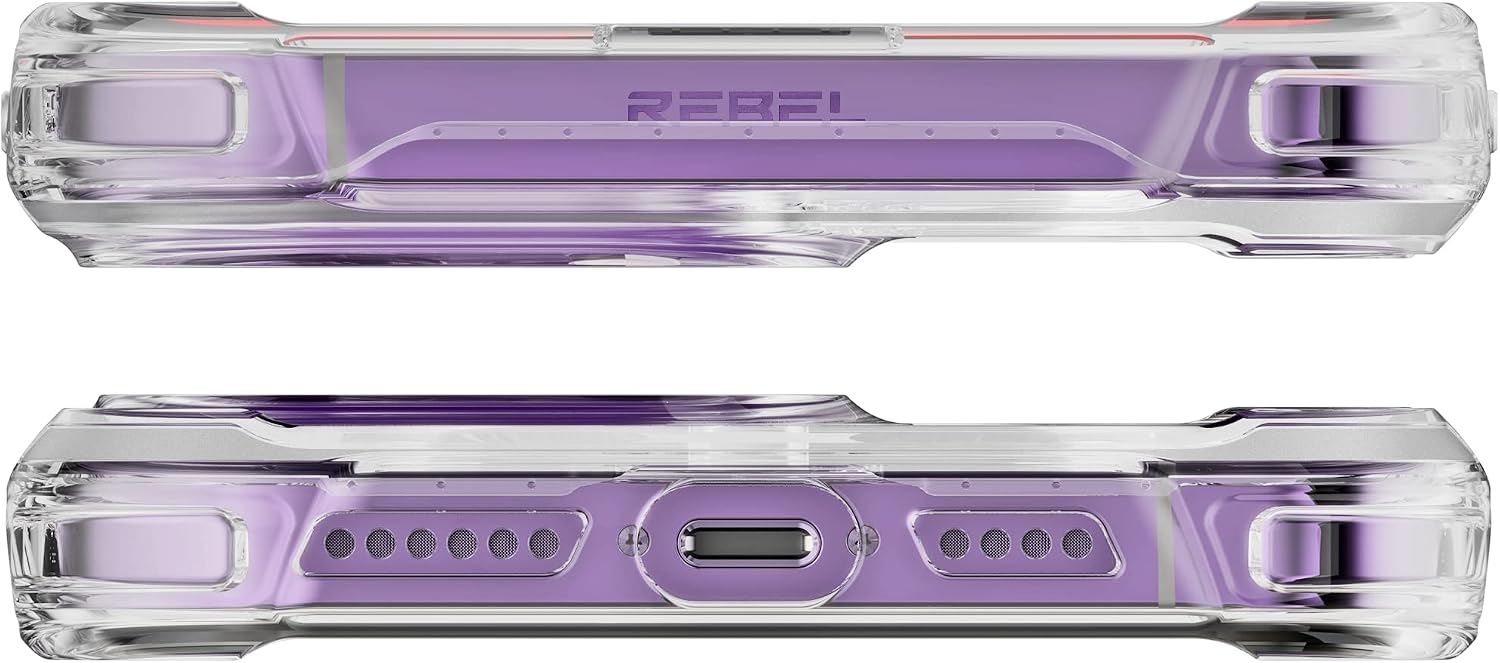 REBEL Clear Case for iPhone 14 Pro Max [Crystal Series Gen-4] Strong MagSafe Compatible, Anti-Scratch, Non-Yellowing, Protective Shockproof Bumpers, Metal Buttons, 6.7 Inch Phone 2023 (Crystal Clear)