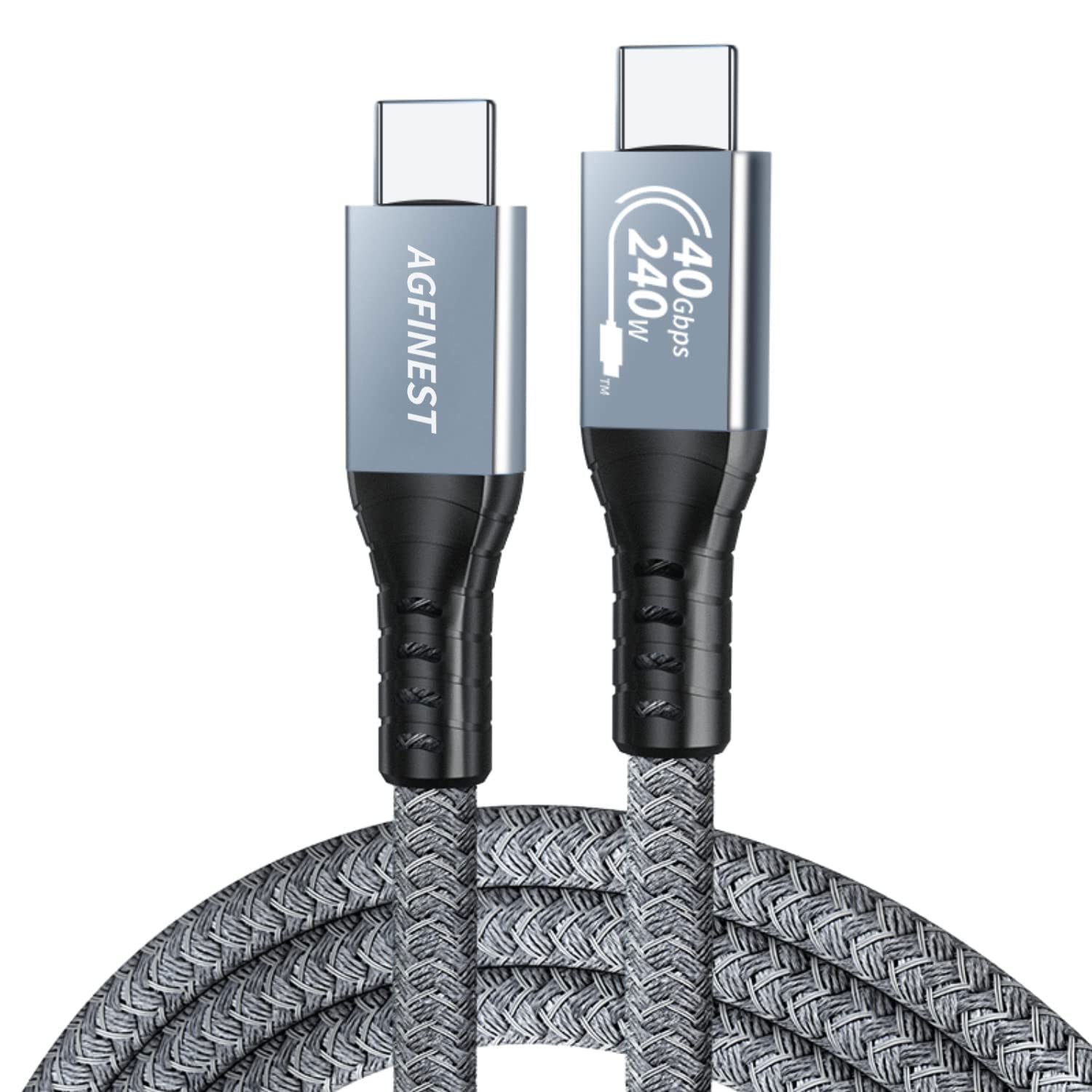 Amazon.co.jp: USB4 ケーブル 240W 48V/5A超急速充電 40Gbpsデータ転送 