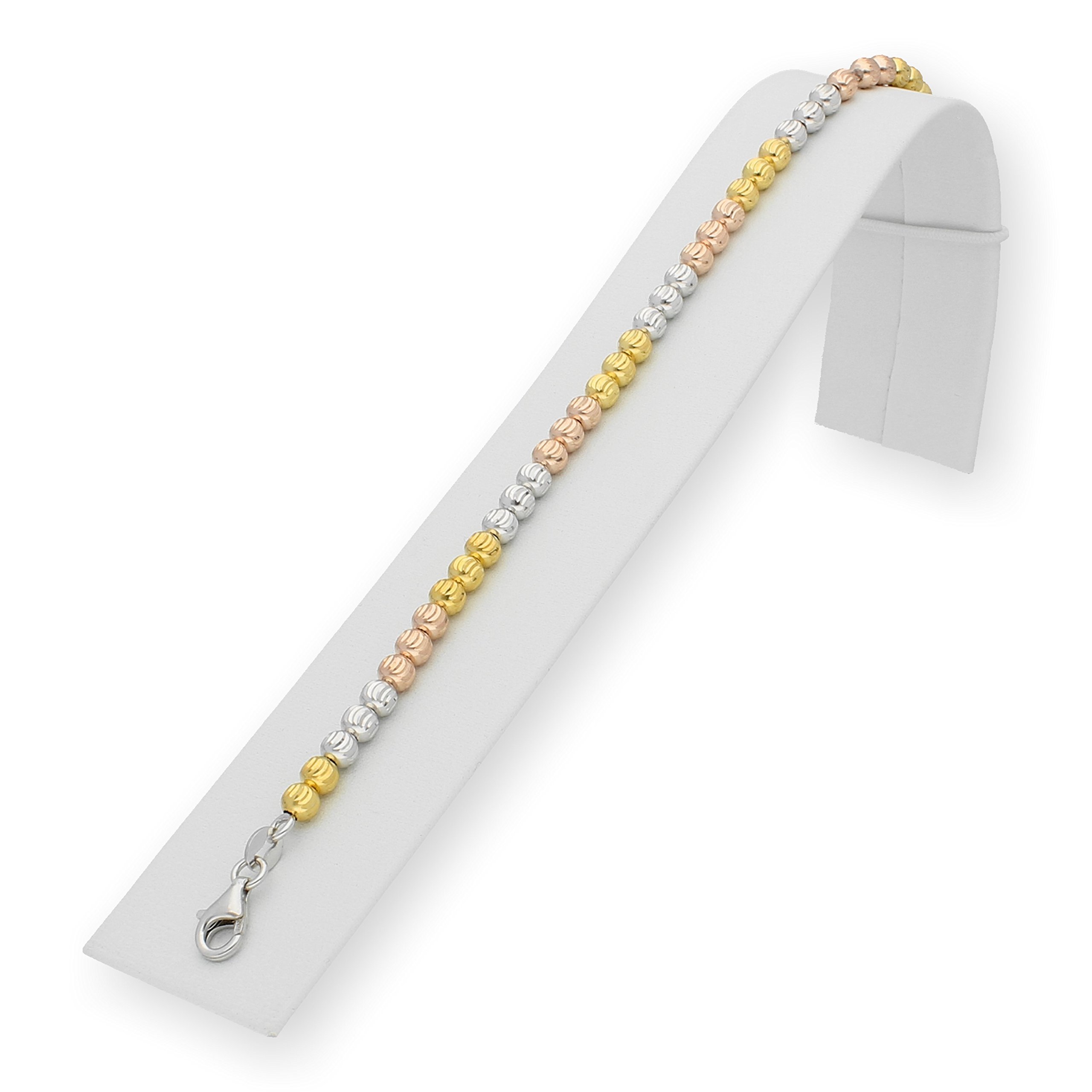 LILLY MARIE Braccialetto Chic In Argento Sterling Placcato Oro Rosa E Oro Giallo Con Marchio Di Autenticità