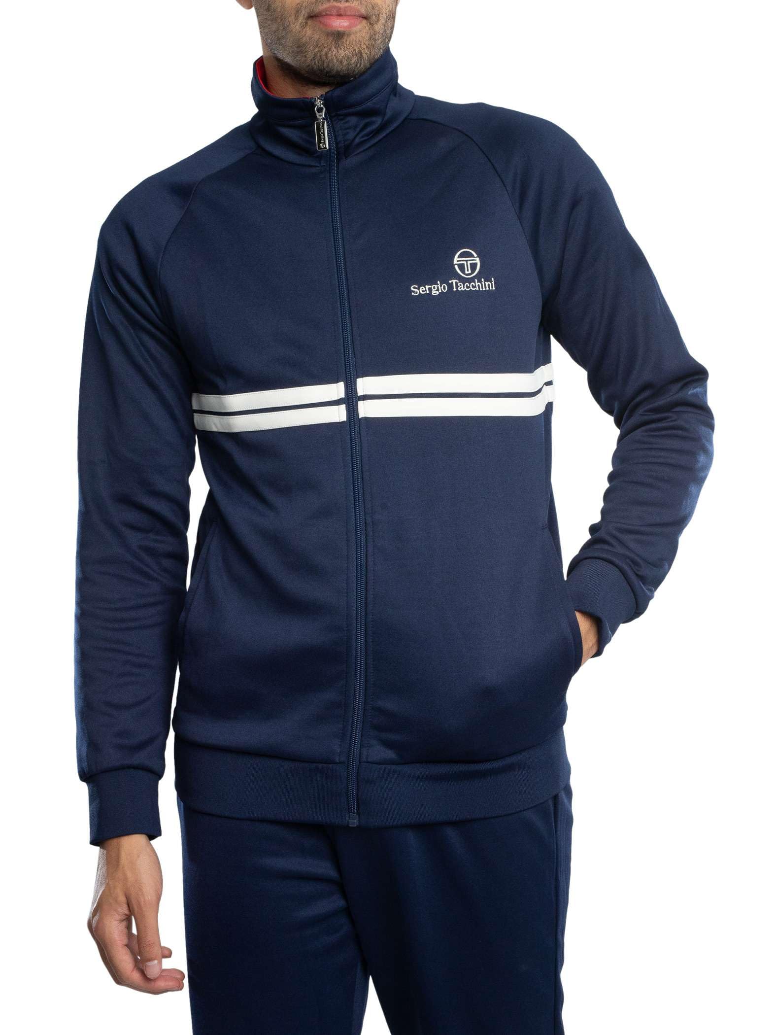 Sergio TacchiniMen's New Dallas Track Jacket, Blue