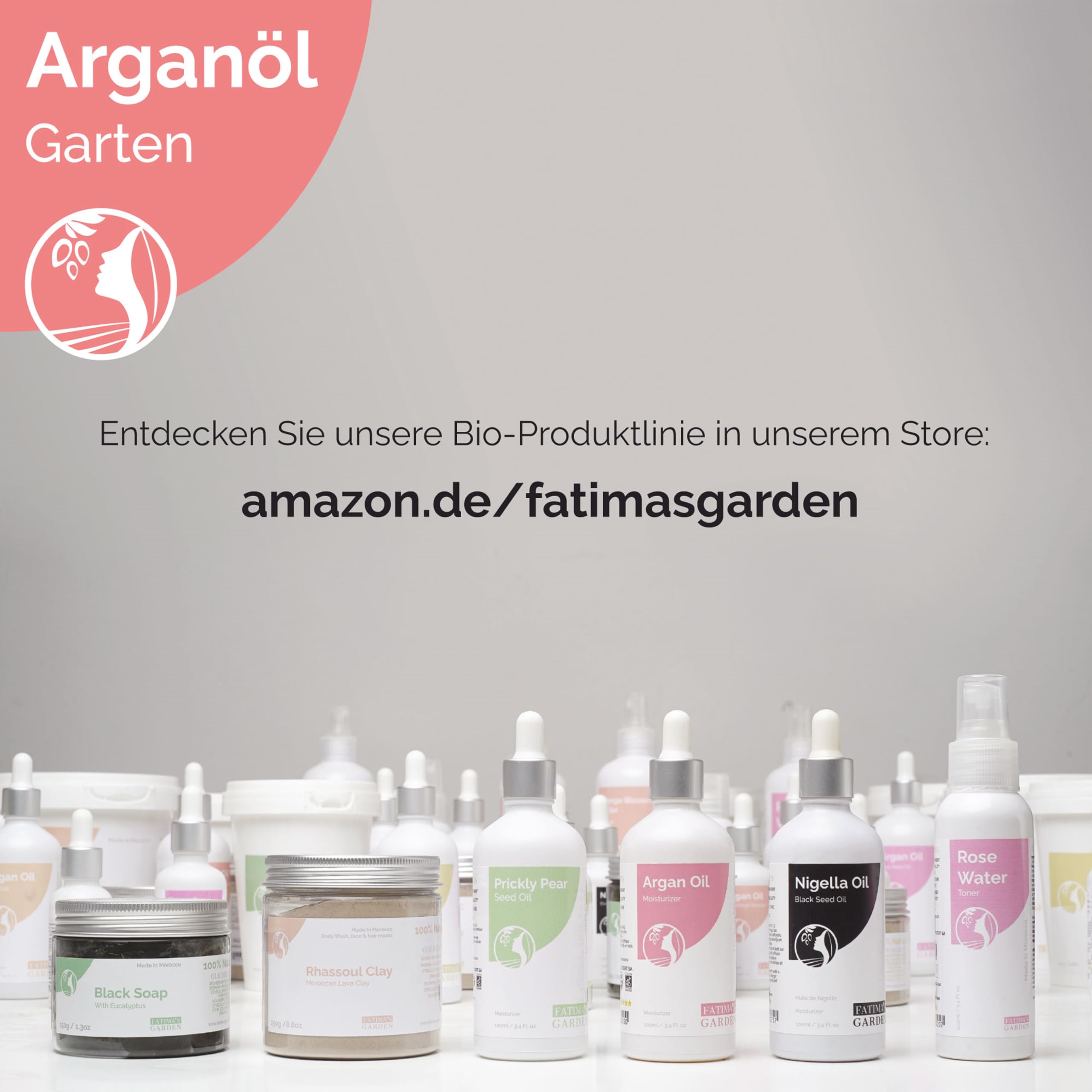 Fatima's Garden Arganöl - Bio-Feuchtigkeitscreme für Haut & Haar, 100ml