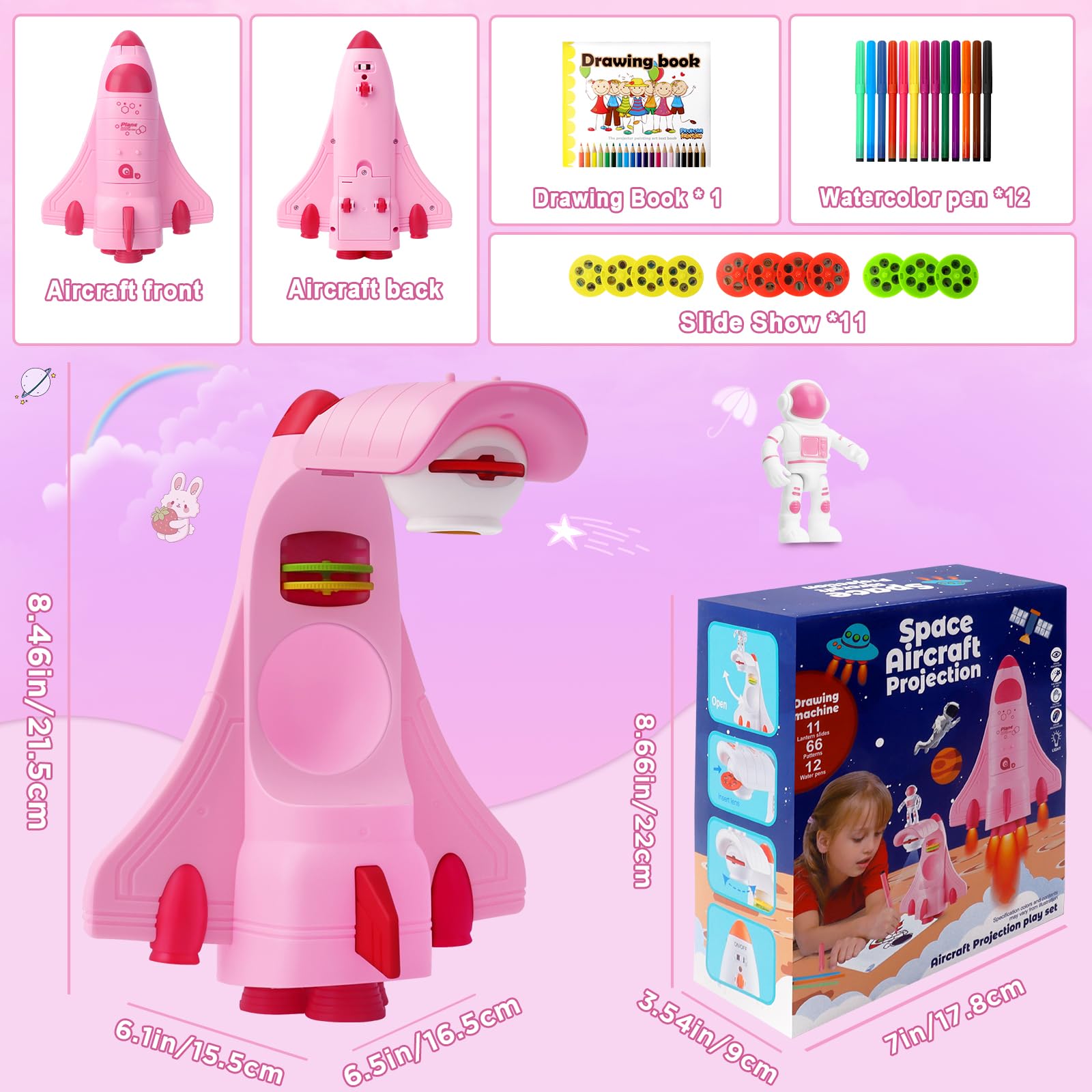 BrightBuddies KI Zeichenprojektor Für Kinder - Malen & Lernen Ab 3 Jahren