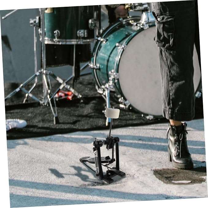 Pedal Simple para Batería Accesorio Drum Kit para Práctica miniatura 5