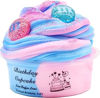 60ml Putty Slimes Stress Relieve Fluffy Slime Putty Butter Slime Rebound Portable Display Elastic Squeezing Toy Cloud Slime Clay Slime Kit for Kids Blue Pink1