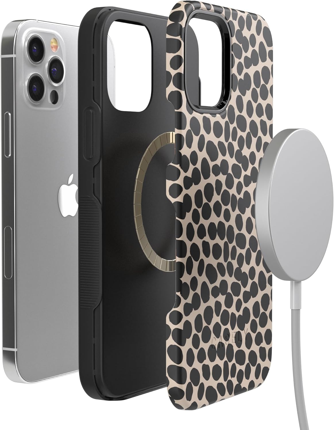 Casely iPhone 12/12 Pro Case | Lost in Spots | Cheetah Print | Bold Protective Design | MagSafe Compatible Design