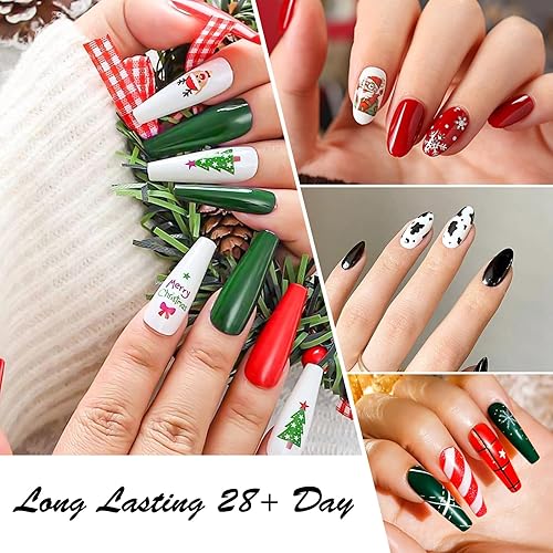 Miniatura 5 de CANNI CC1 - Juego de 30 unidades de esmalte de uñas en gel sin hema, 9ML, kit de esmalte de uñas en gel de color negro, rosa, nude, rojo, azul,