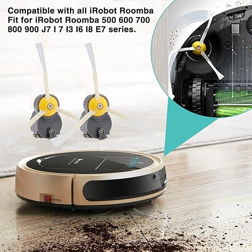 Miniatura 4 de Módulo de motor de cepillo lateral para iRobot Roomba 500 600 700 800 900 I3 Series 560 650 860 870 880 890 960 980 980 Módulo de motor de repuesto