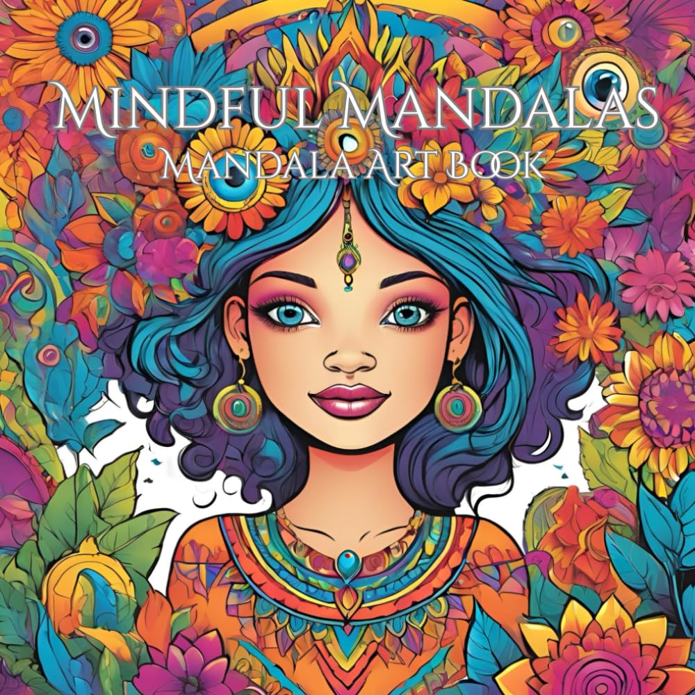 MINDFUL MANDALA'S: A Spiritual Coloring Journey Featuring Indian Deities & Nature-Inspired Designs