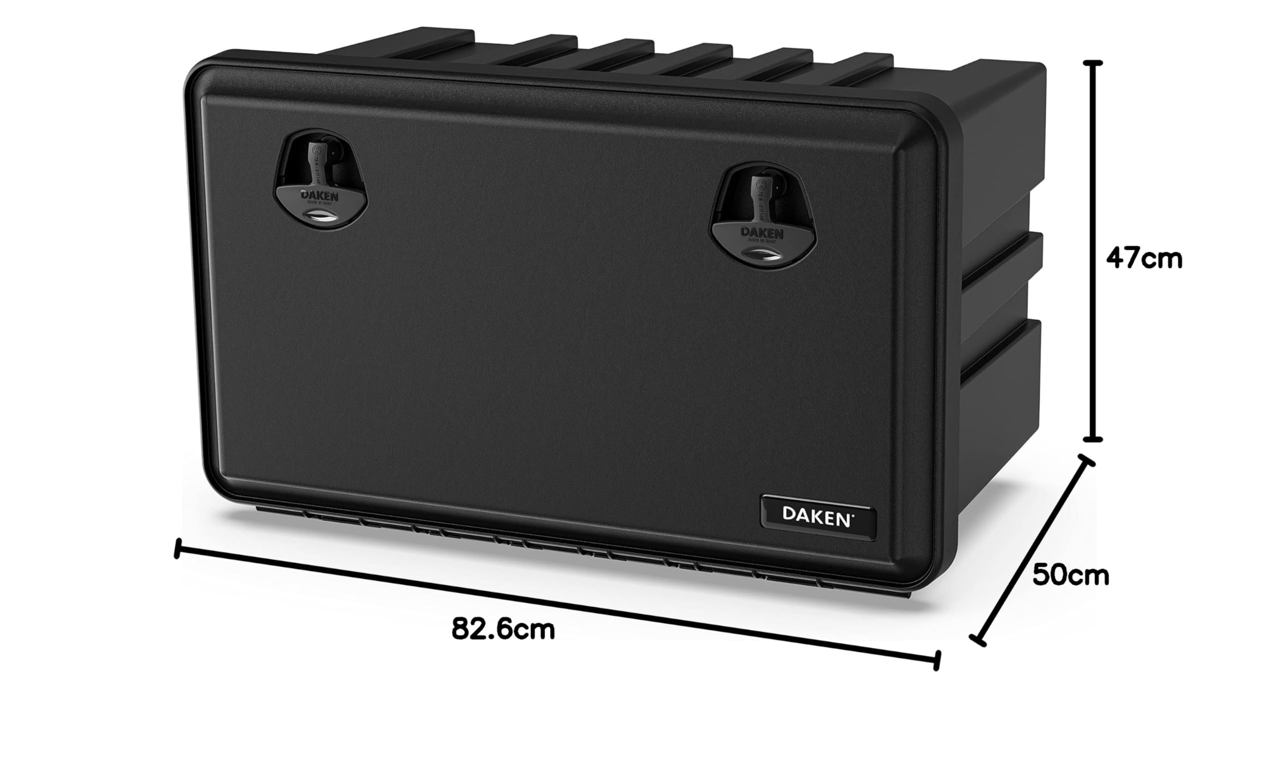DAKEN Just 800 - Caja de herramientas para camión (826 x 500 x 470 mm, 127 L)