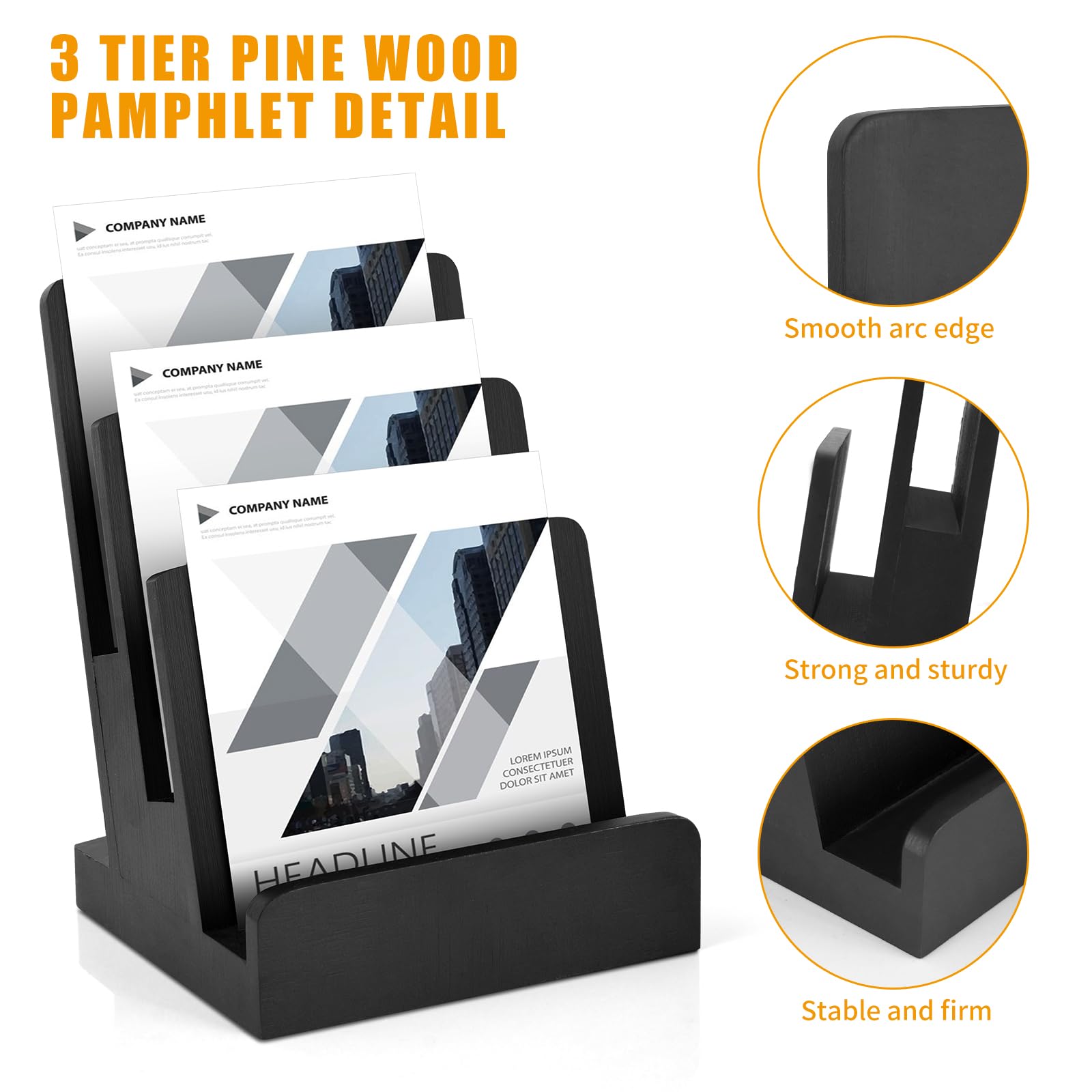 Stuffen Prospektständer 3 A4 - Ores Display Europe Stuffen Prospektständer 3 A4 - Ores Display Europe