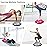 Nice C 26 inch Balance Ball, Half Ball, Balance Ball, Exercise Workout Trainer, with Resistant Band, Strength Fitness Yoga with Bonus Foot Pump