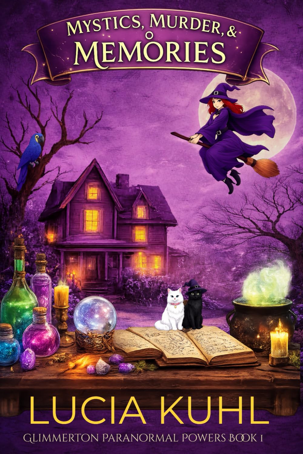Mystics, Murder, & Memories: A Midlife Paranormal Cozy Mystery (Glimmerton Paranormal Powers Cozy Mystery Series)