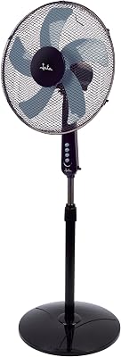 Jata JVVP3135 – Ventilador de Pie con 3 velocidades, altura regulable, oscilante, cabezal inclinable. Silencioso. Bajo consumo. 2233 m3/h