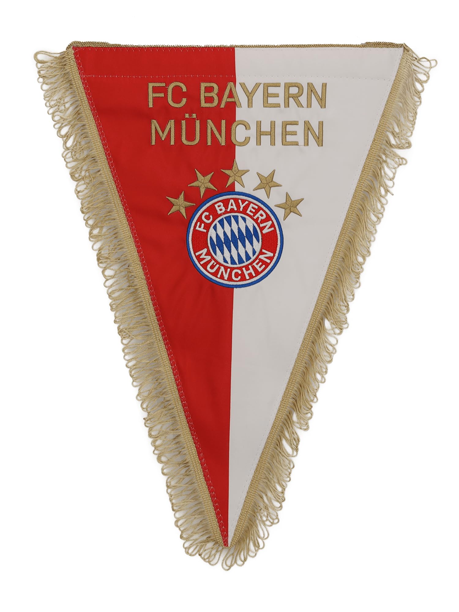 FC Bayern München Banderín de seda rojo/blanco I Fútbol