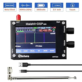 SDR受信機 Amazon.co.jp: SDR 受信機,50K〜2000MHz 3.5inch Malahit DSP