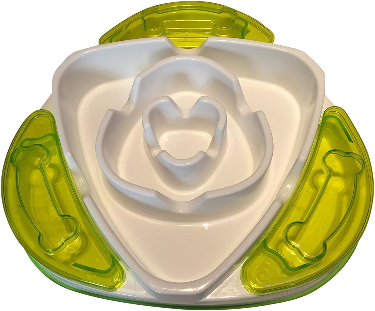 Happy Dog Care, Puzzle Maze dog bowl feeder, Bloat Stop Non Skid Dog Food Bowl