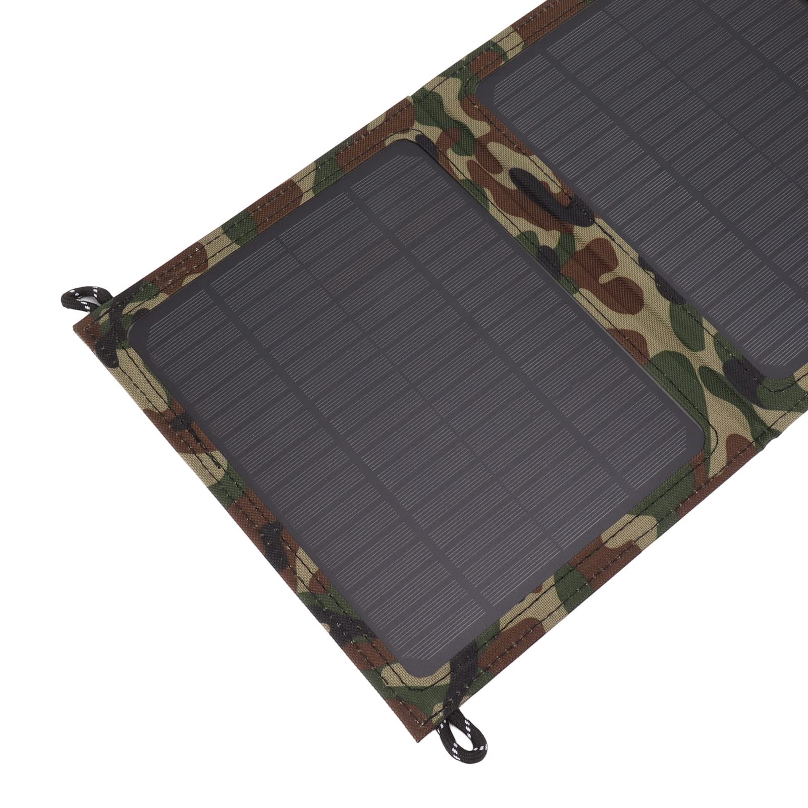 Hyuduo Zestaw Składanych Paneli Słonecznych W Kolorze Kamuflażu, Monokrystaliczna ładowarka Słoneczna 40 W z 2 Portami USB, ładowanie Podtrzymujące Akumulatora 12 V do Samochodów Kempingowych, łodzi,
