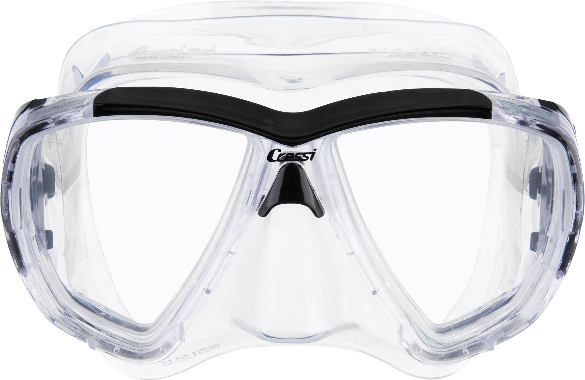 CRESSI Big Eyes - Single Big Eyes Mask or Combo Set Mask + Snorkel UD for Diving and Snorkelling, One Size, Adults