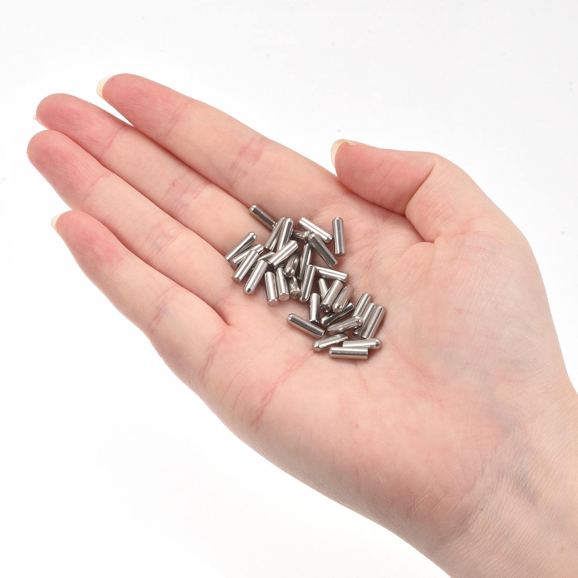 Sourcing Map Passstifte 10Stk. - 3,5x35mm Edelstahl 304, Zylindrische Stifte