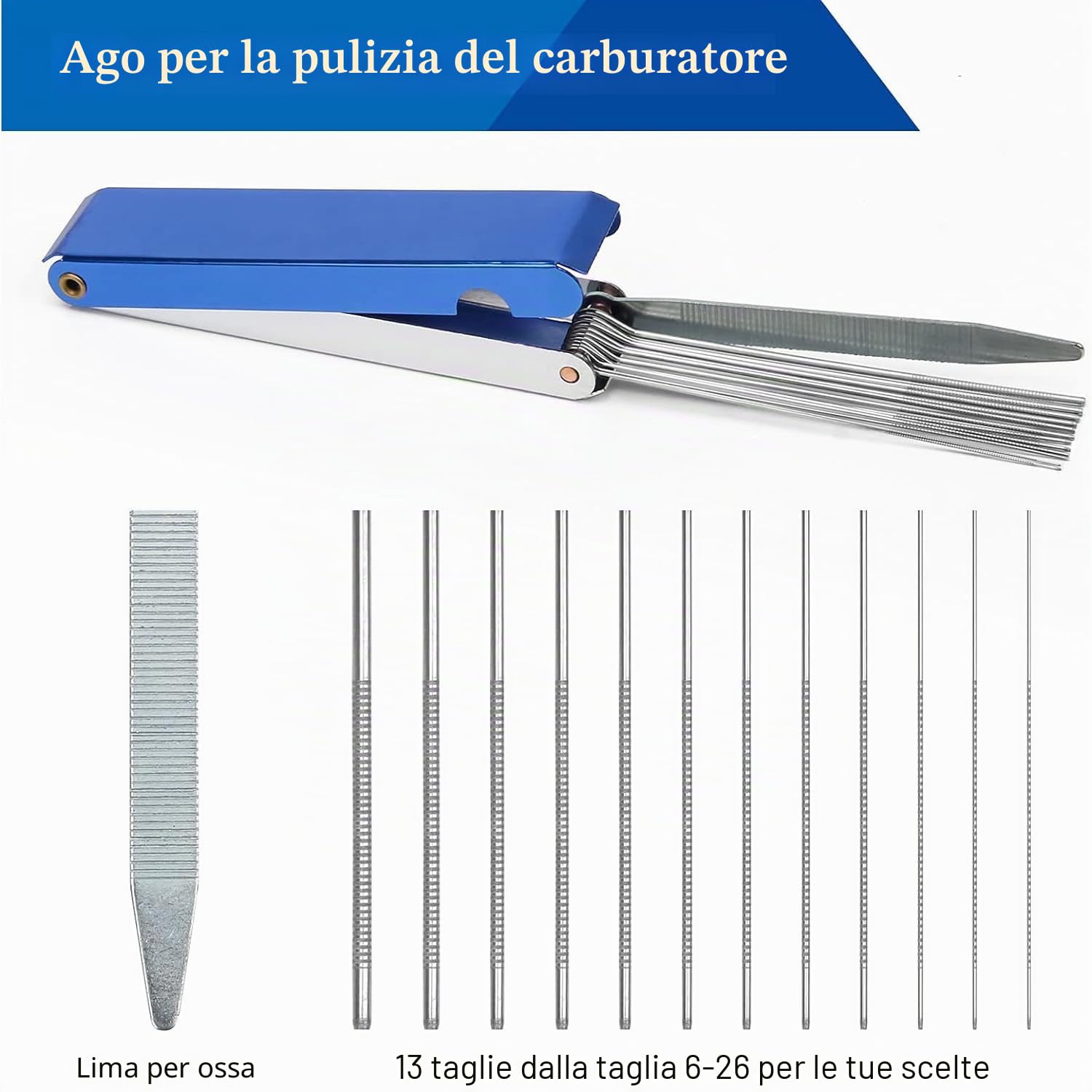 ABEST Kit di pulizia aerografo, 5 aghi di pulizia + 5 spazzole in nylon + 1 strumento di riparazione per rimuovere la vernice dall'ugello e lo sporco.