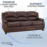 Vista 5 de RecPro Charles - Sofá cama RV de 80 pulgadas con ocultar una cama Muebles de RV Sofá RV (caoba)