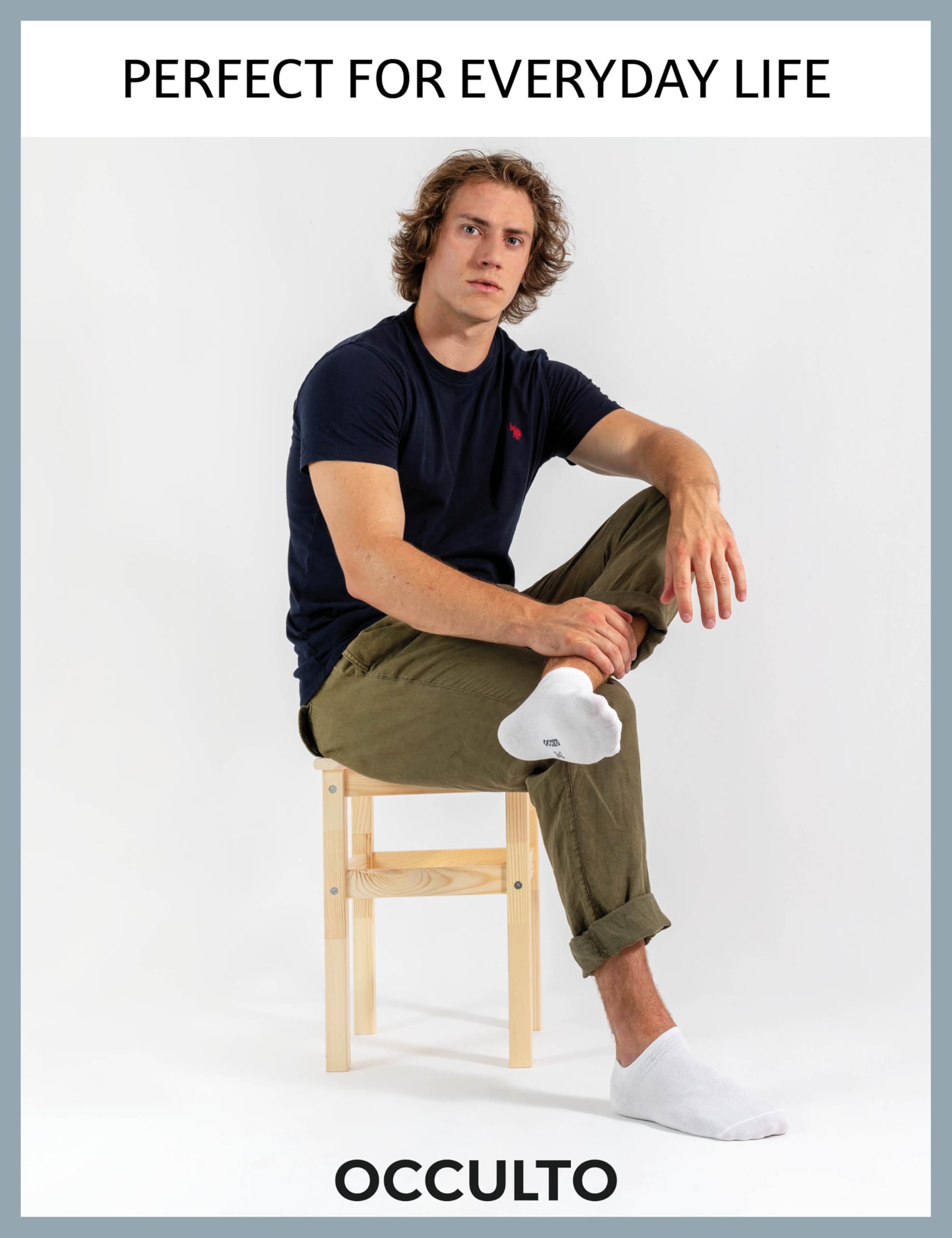 Occulto krótkie skarpetki męskie 10-20 pak (model: Alex)
