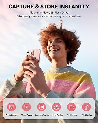 Miniatura 4 de Unidad flash de 512 GB con certificación MFi para iPhone y iPad, memoria USB para almacenamiento de memoria externa, fácil de hacer copias de