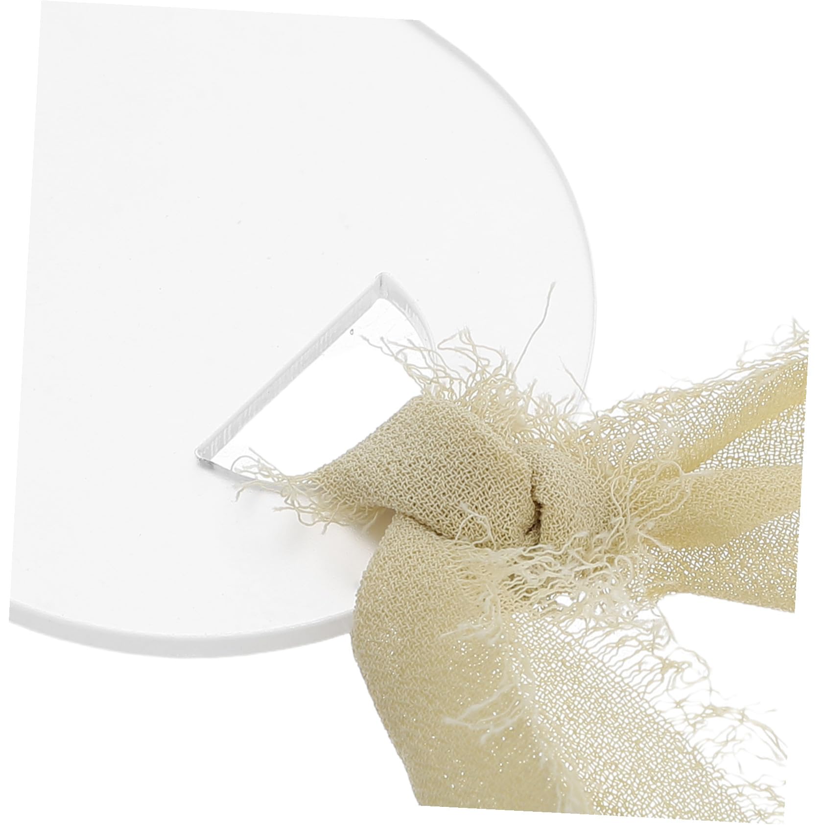 30 Stück Teiliges Frosted Acryl Platzkarten mit Hellgrünen Bändern Beschreibbare Wiederverwendbare Sitzplatzschilder für Hochzeit Party Event-dekoration