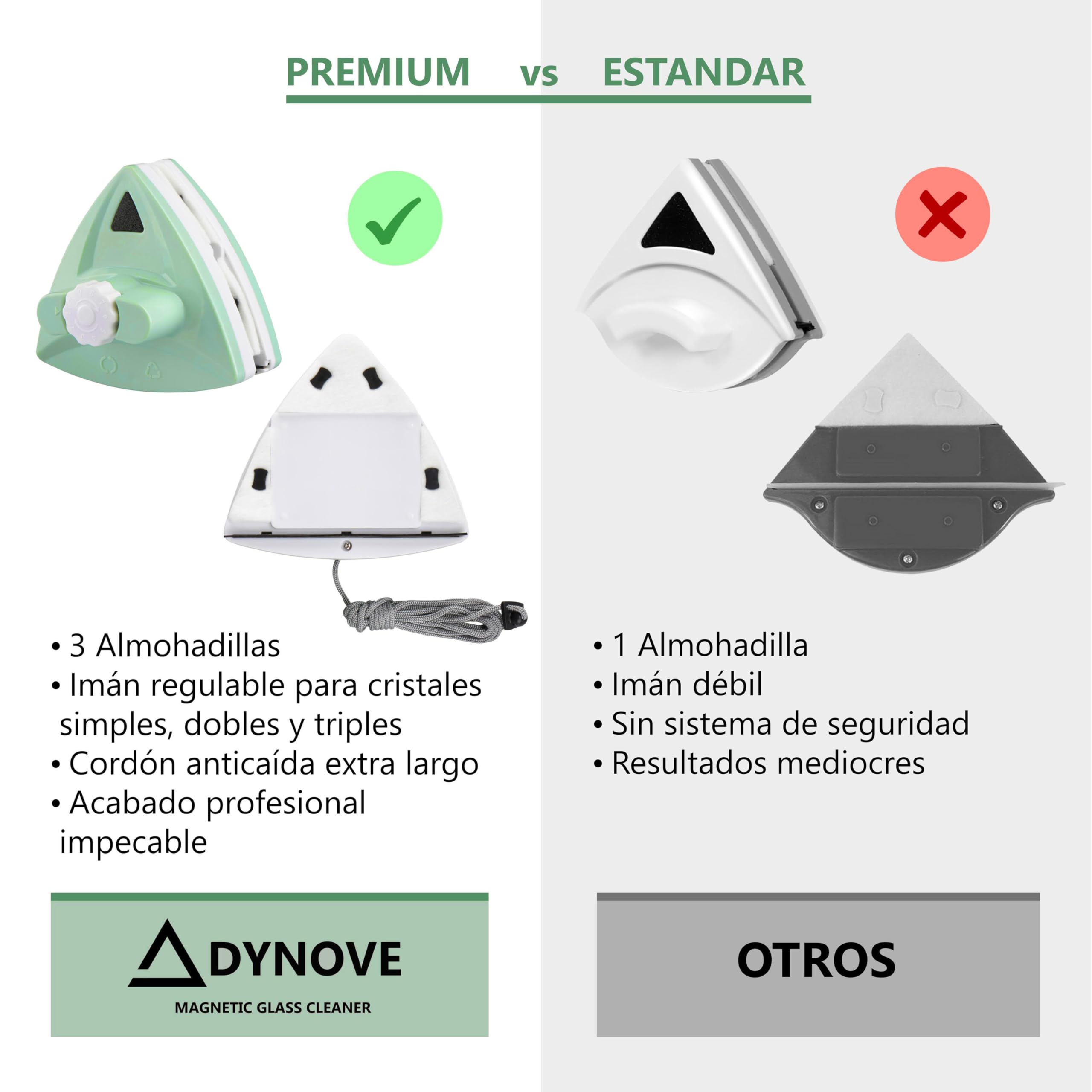 Limpiacristales Magnetico Regulable 5-25 mm - Limpieza Segura del Exterior sin Esfuerzo – Ideal para Ventanas altas, dobles y triples – Limpiador Cristales Magnetico