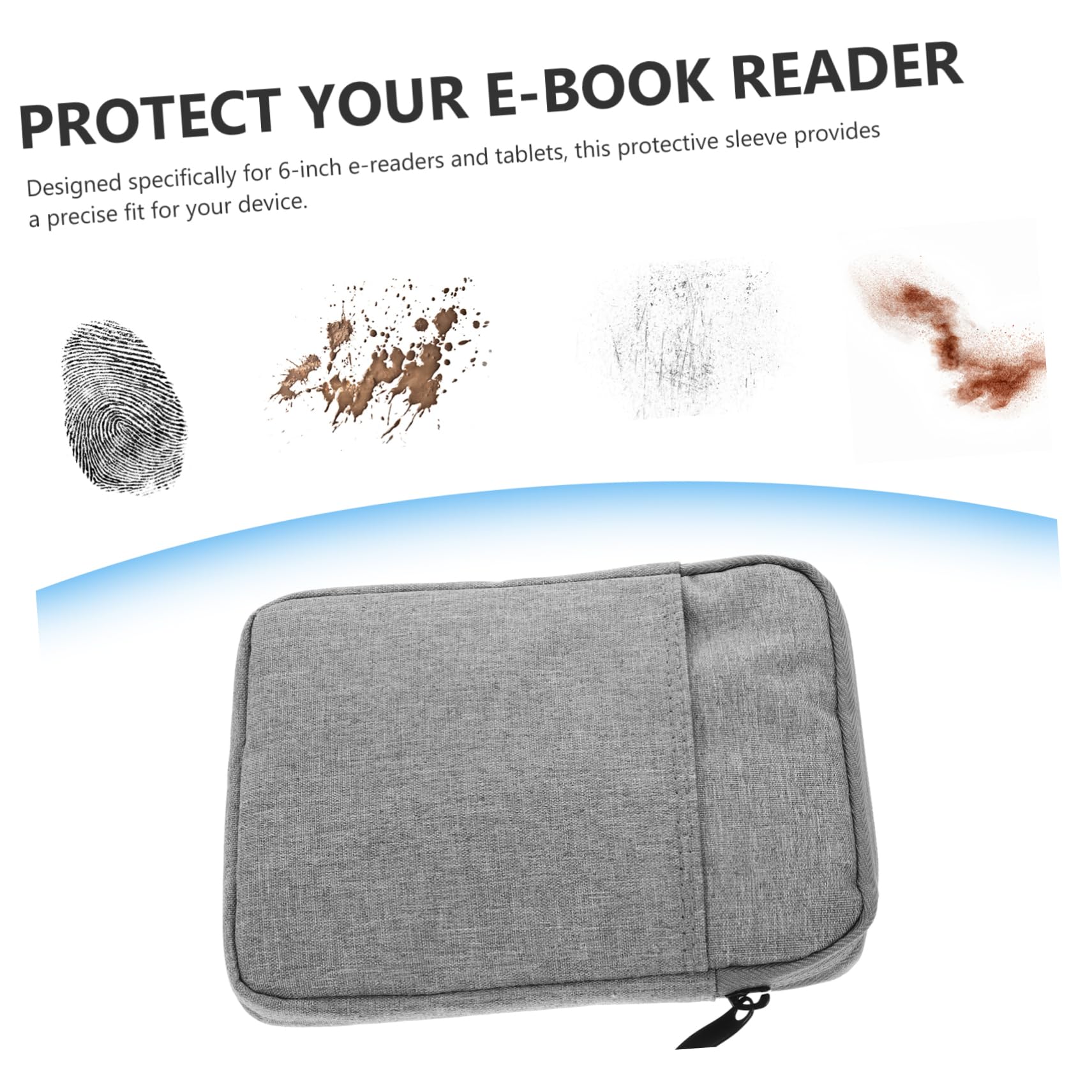 Hemobllo 4pezzi -reader Sleeve Per Custodia Protettiva Per Ebook e Tablet Per Viaggi e Commuting Design Organizzato e Resistente