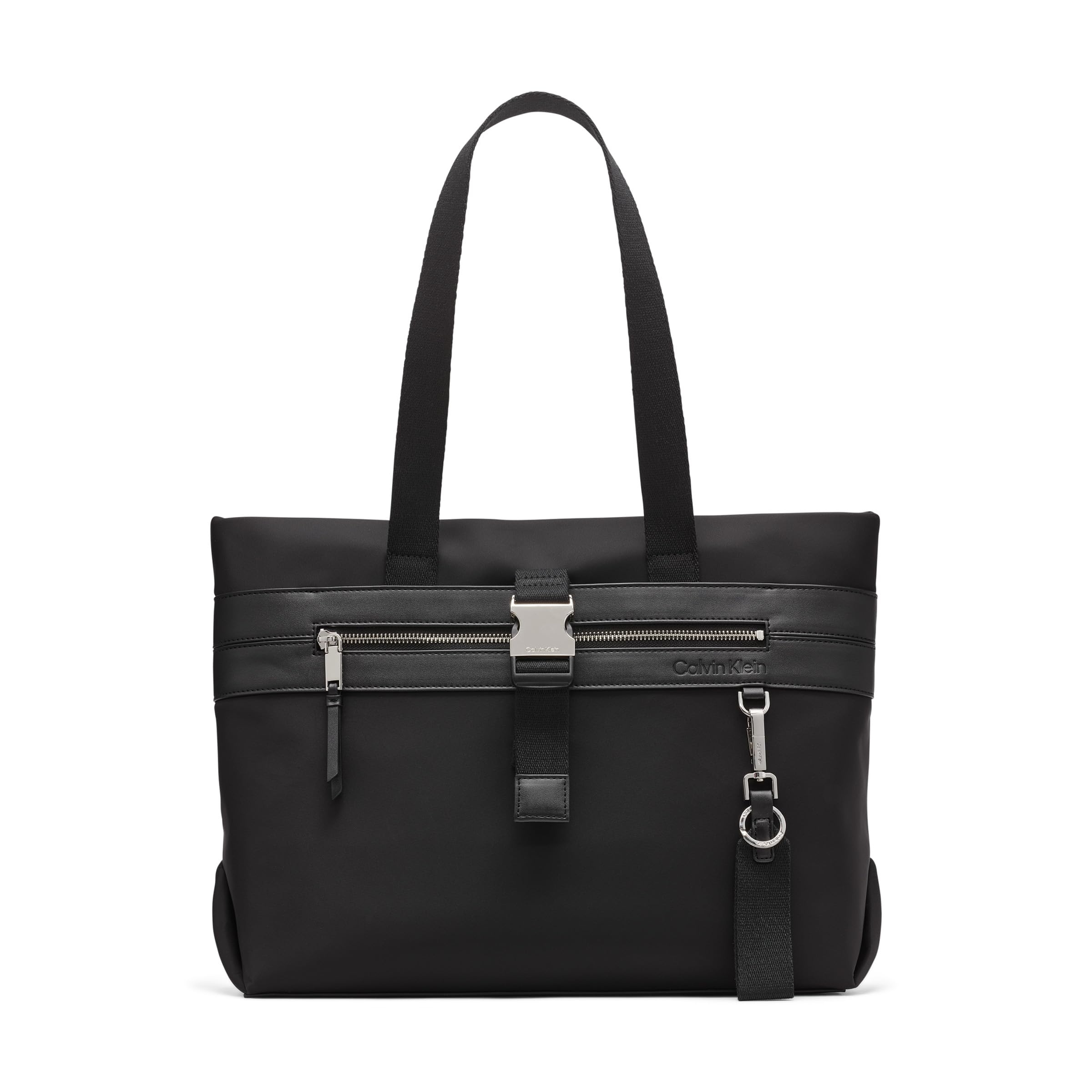 

                                                    Calvin Klein Elora Organizational Tote, Black/Silv
