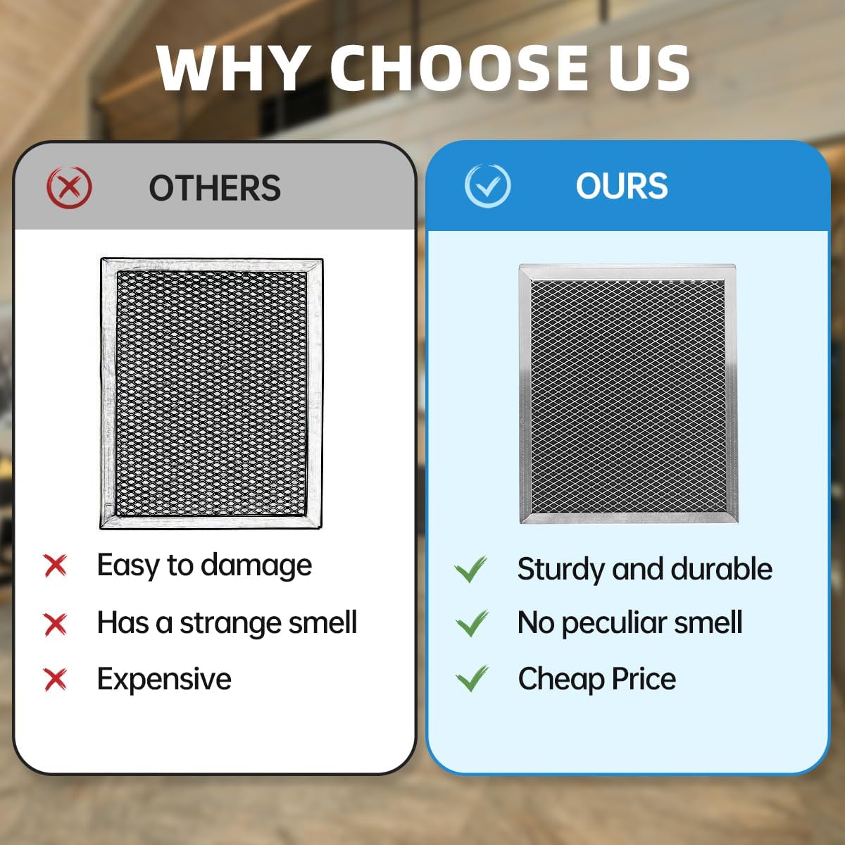 1830 5443 Washable MERV 8 Dehumidifier Replacement Filter Compatible with Whole-House Dehumidifiers 1850 1852 and Ventilation Models 8192 1819 Size 10 x 12 x 1 inch 2 Packs