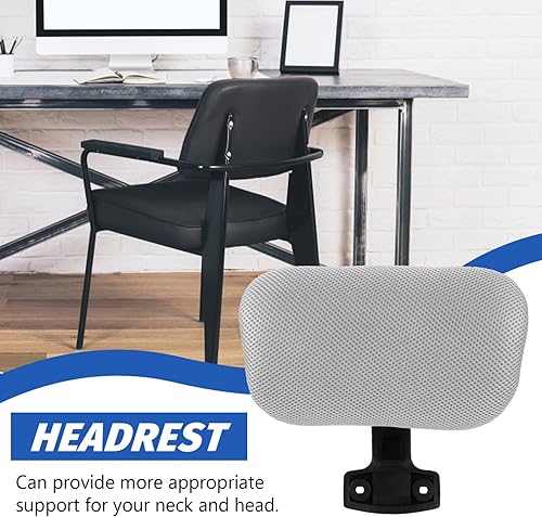 Miniatura 2 de NUOBESTY Silla de oficina, soporte para el cuello, reposacabezas y silla de oficina, de malla ajustable, soporte universal para silla de oficina